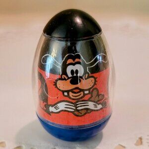 Vintage Goofy Weeble, Walt Disney Productions 1970s Rare Vintage Toy